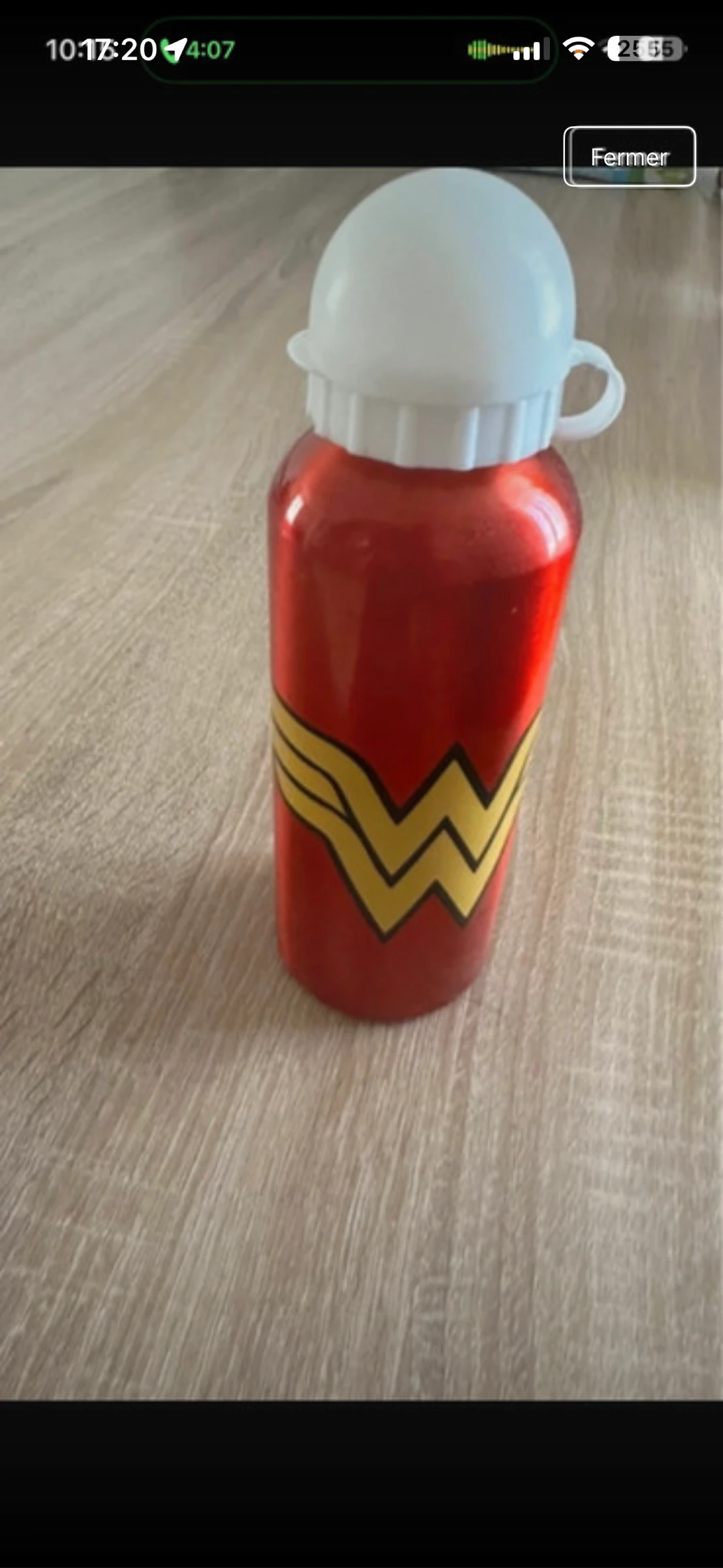 Gourde thermos wonder woman 